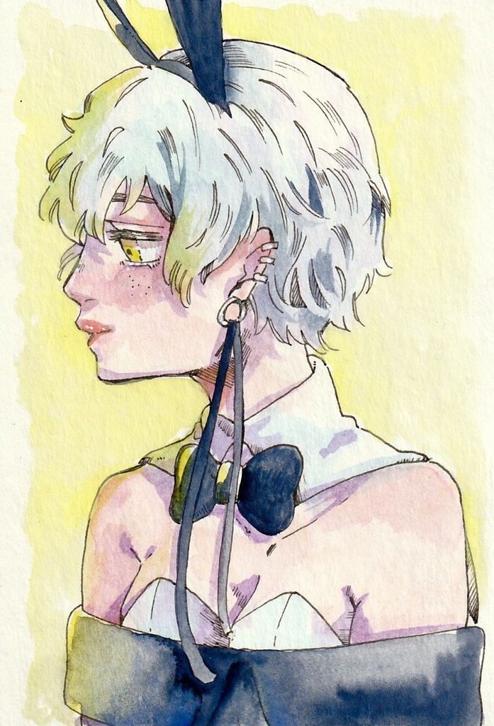 リジー《ハガキイラスト原画》