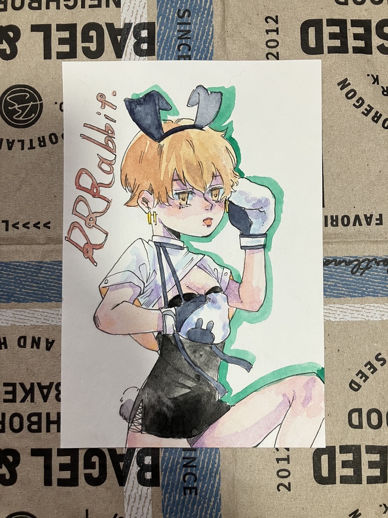 カトリーナ 〈ハガキイラスト原画〉