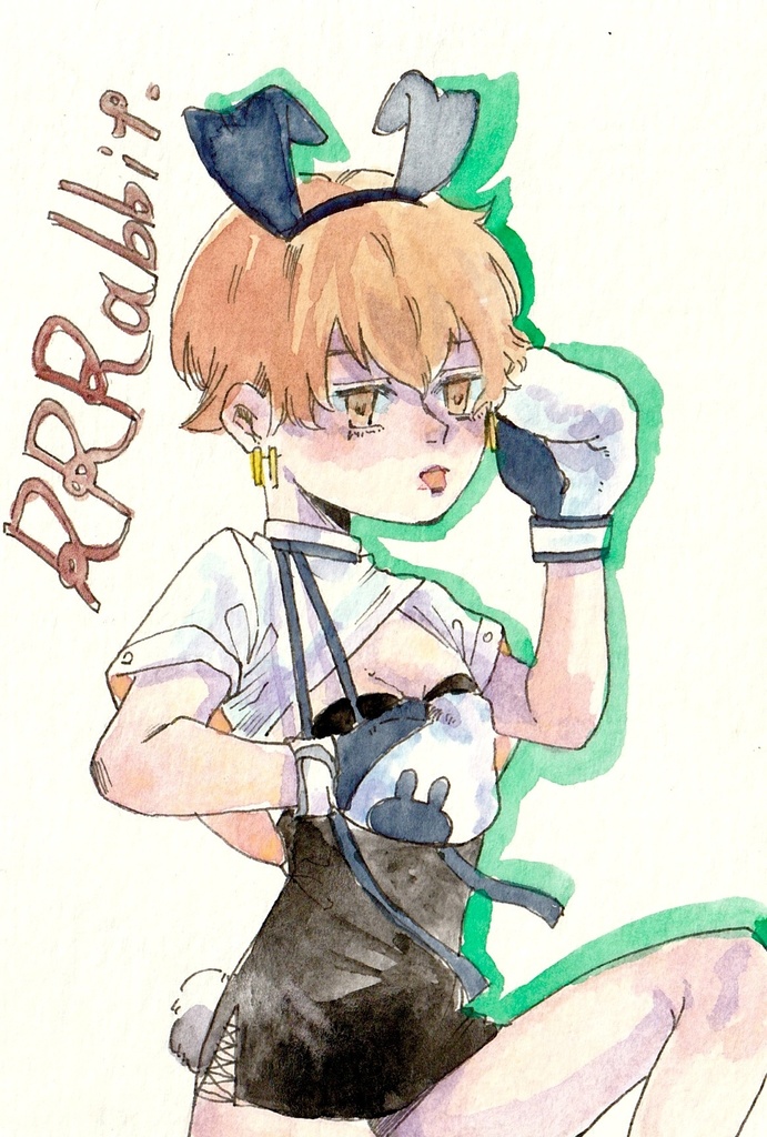 カトリーナ 〈ハガキイラスト原画〉