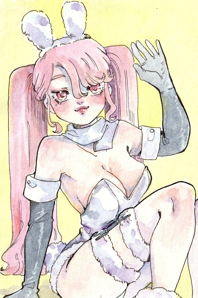 エミリー 〈ハガキイラスト原画〉