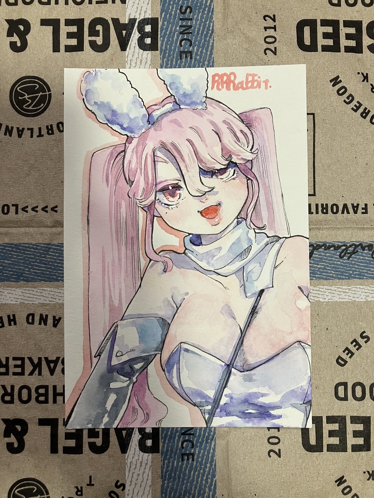 エミリー〈ハガキイラスト原画〉