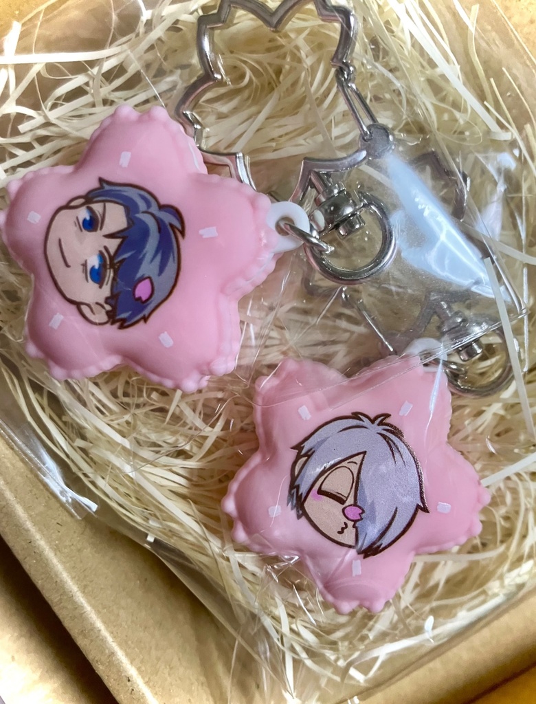 水父ペアさくらマカロンチャーム