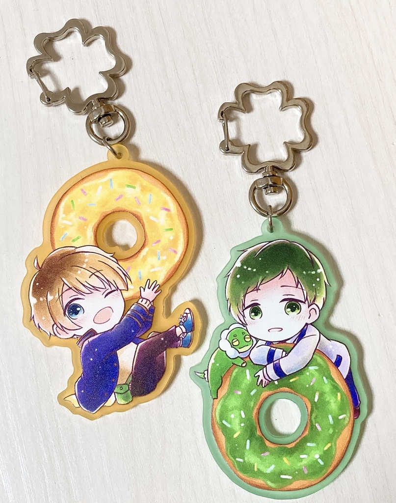 主従ペアドーナツアクキー