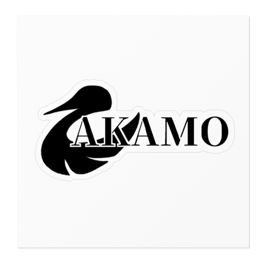 『AKAMO』ブランドロゴステッカー