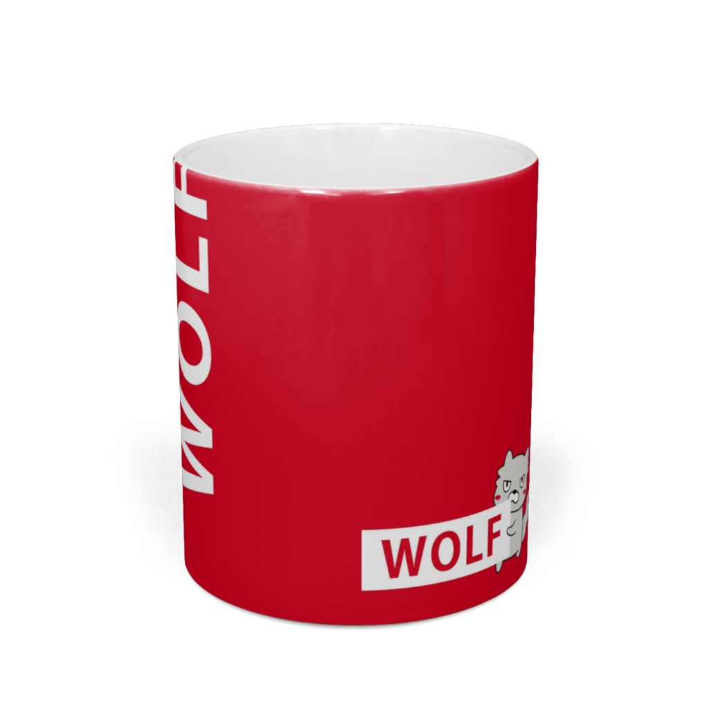 オオカミ先生マグカップ「WOLF」