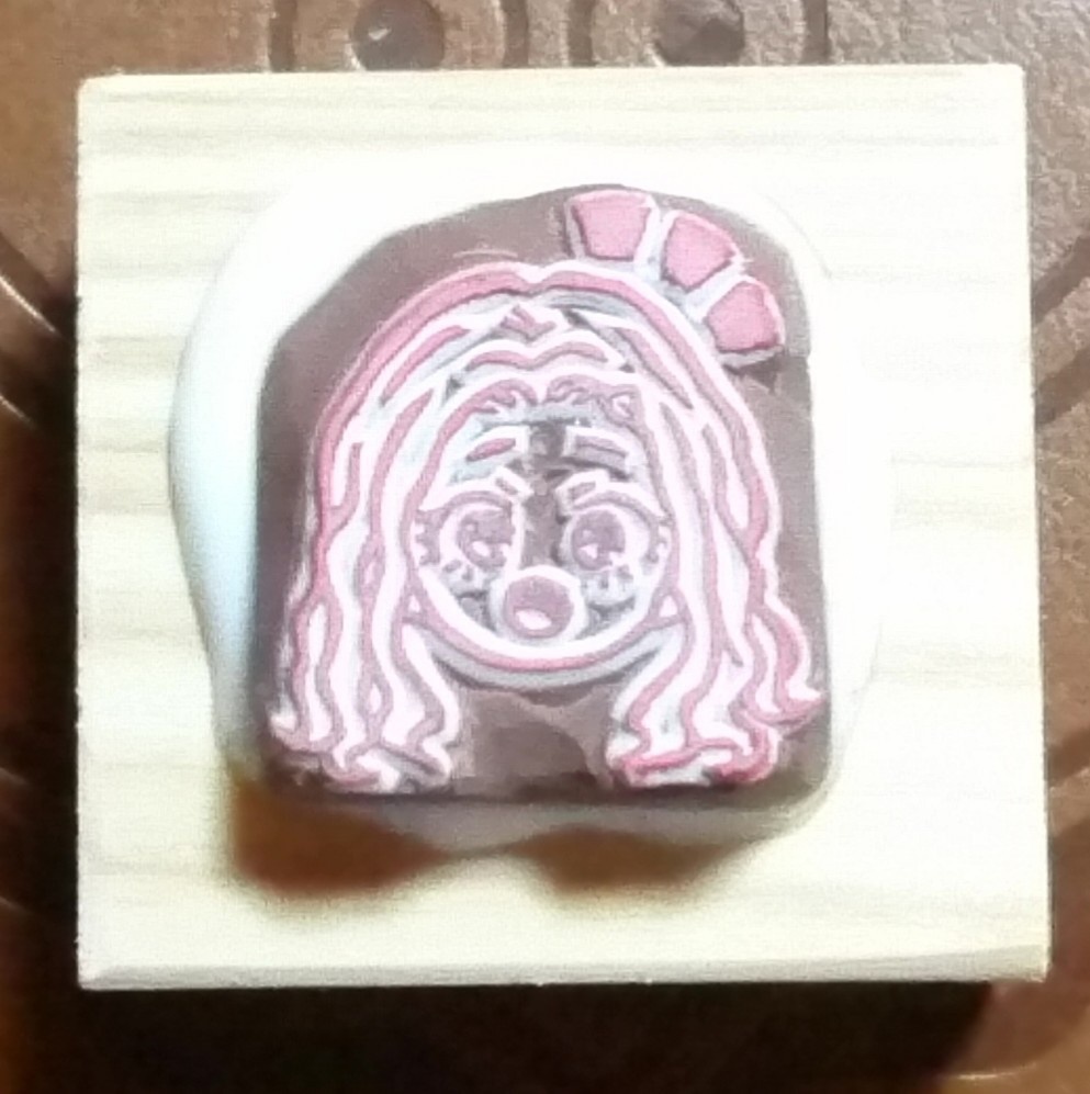 【消しゴムはんこ】壊理