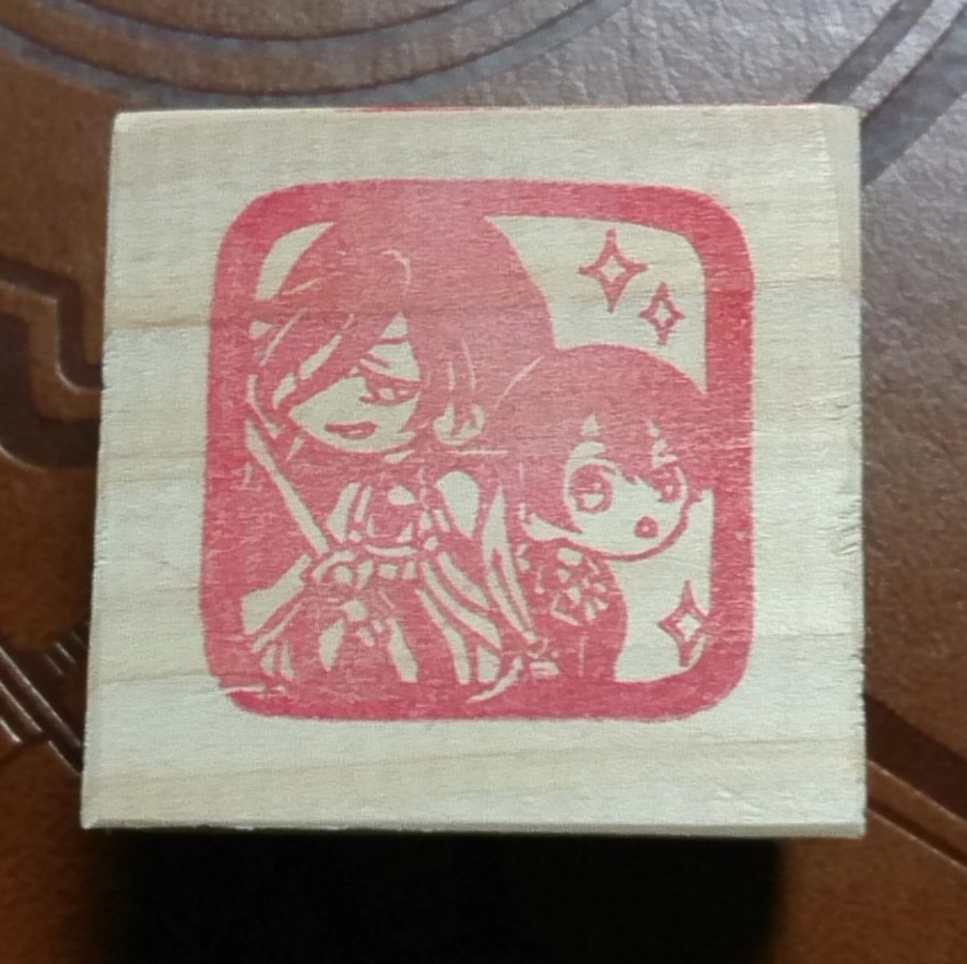 【消しゴムはんこ】和泉守&堀川(戦闘)