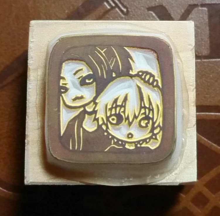 【消しゴムはんこ】金木&ウタ