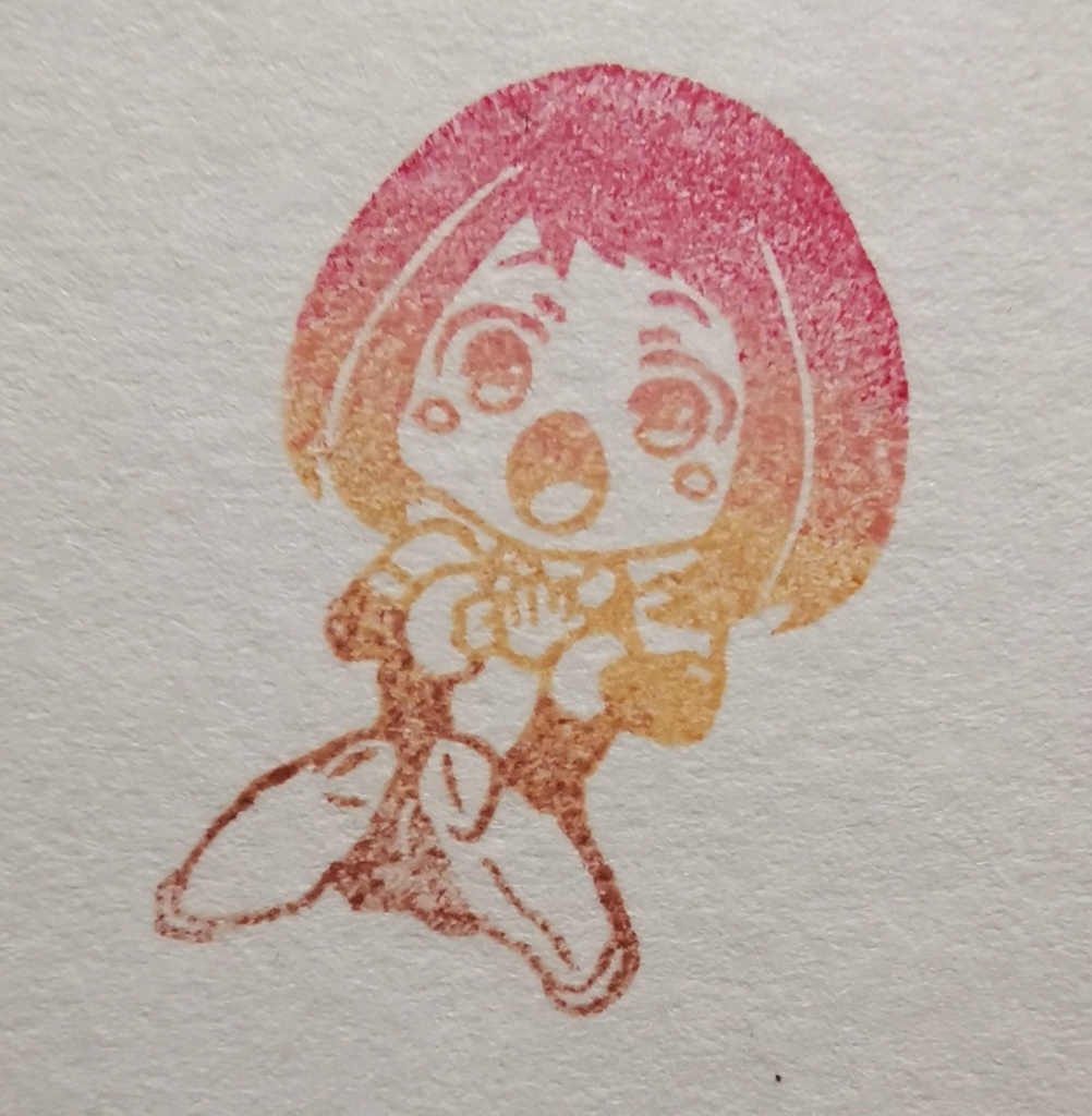 【消しゴムはんこ】麗日お茶子