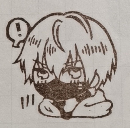 【受注OK】消しゴムはんこ　忍霧ザクロ(！)