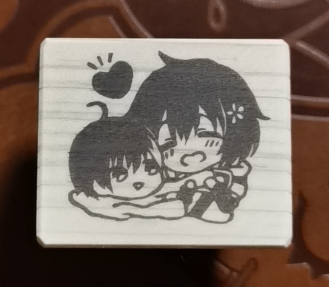 消しゴム判子　ヒミコ&プニツキ