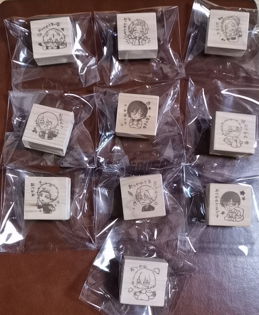 【受注有り】B-project 消しゴム判子