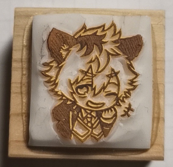 受注製産受付中【消しゴムはんこ】ラギー