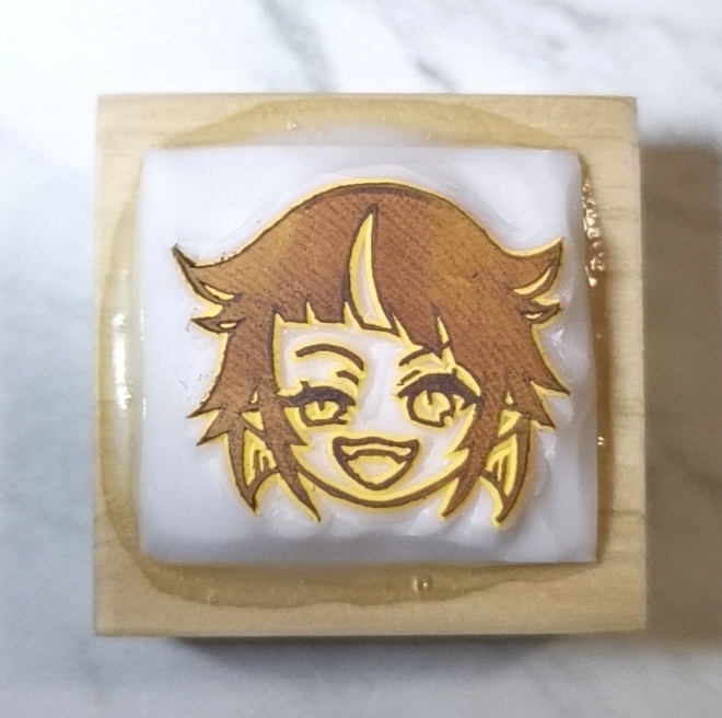 リリア 消しゴムはんこ