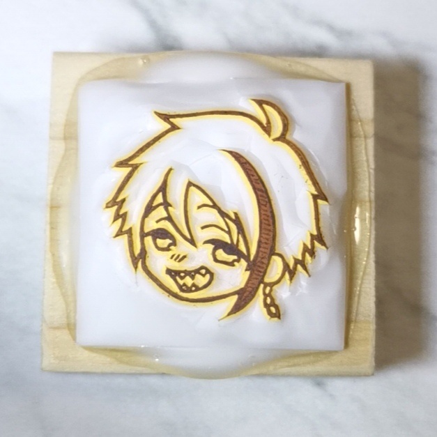 フロイド 消しゴムはんこ