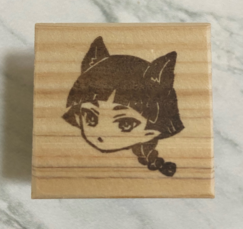 消しゴムはんこ 魔入間