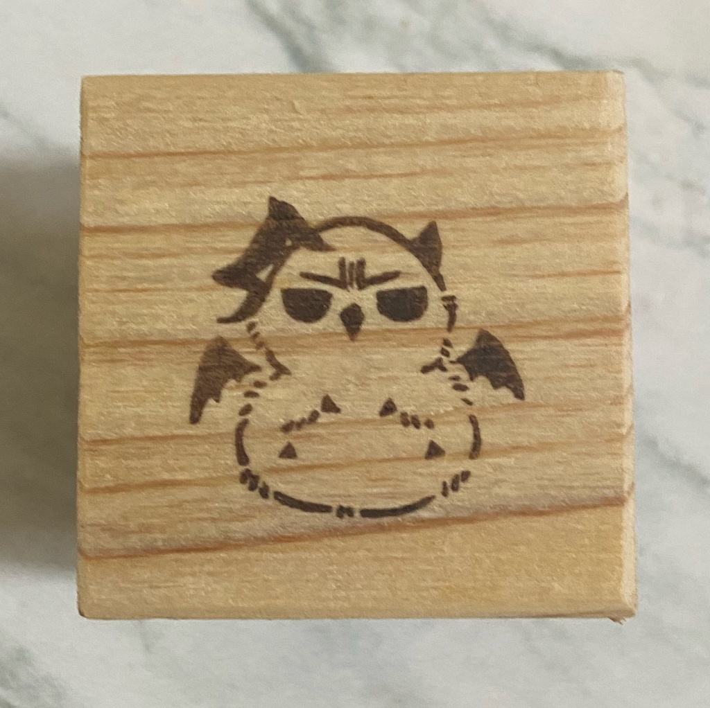 消しゴムはんこ 魔入間