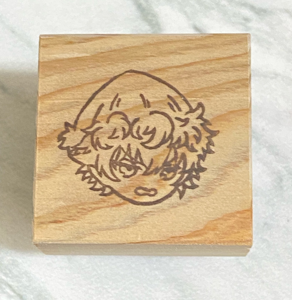 消しゴムはんこ 魔入間