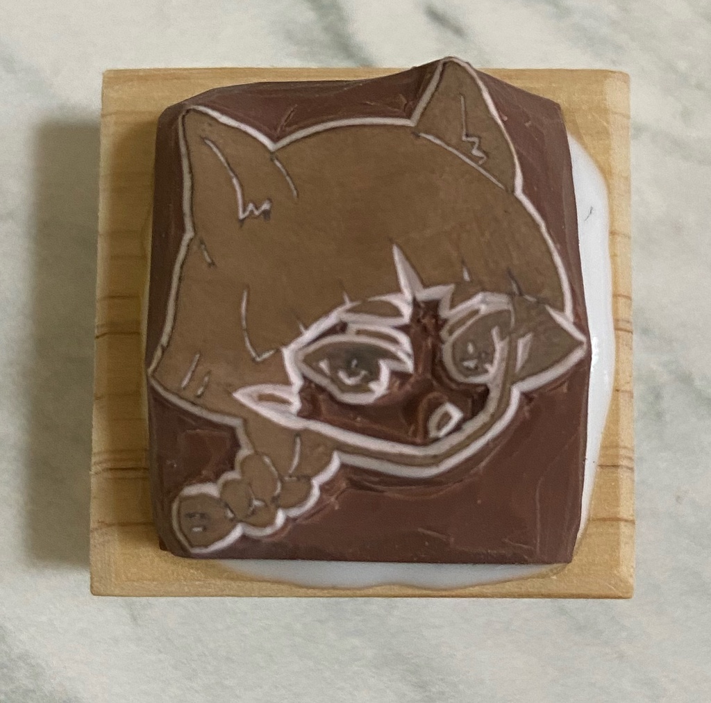 消しゴムはんこ 魔入間