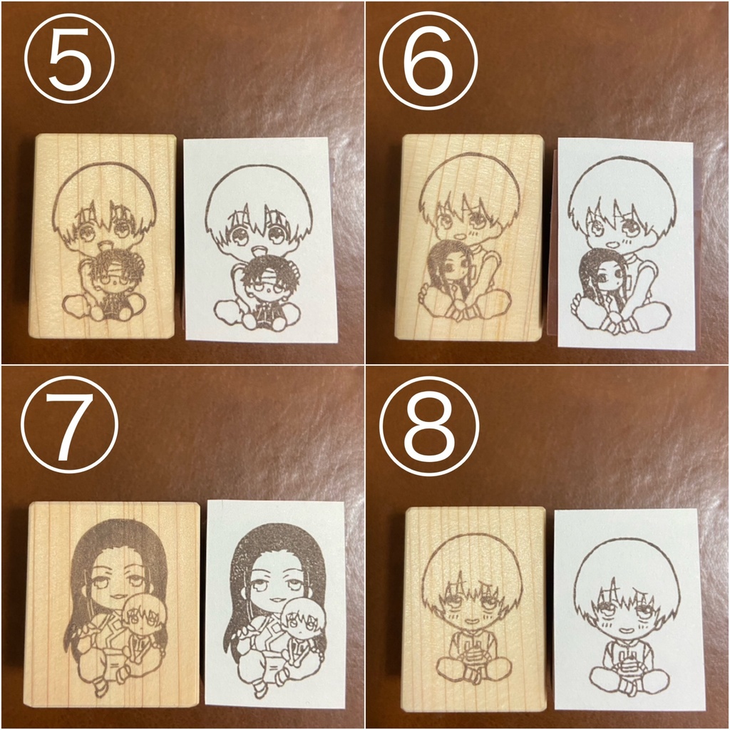 ハンターオンリー 消しゴムはんこ