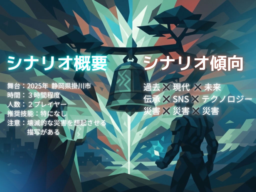 【エモクロアTRPG】「時渡りの鐘と時守りの仙人」【本文無料】