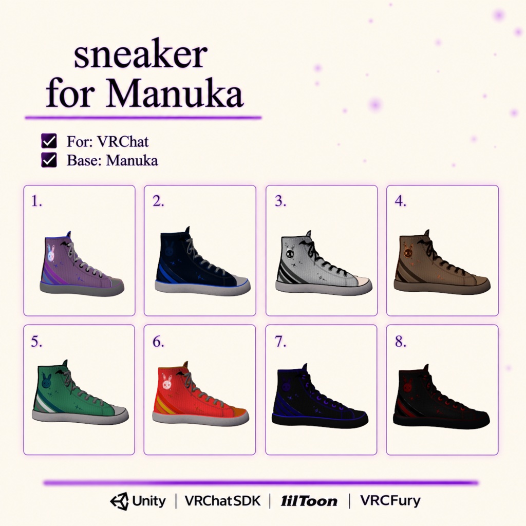 Convers sneakers for Avatar Manuka