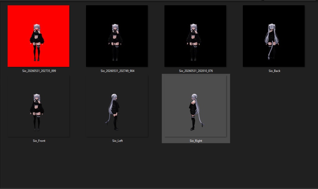 VRChat Avatar Capture Tool (Unity) – 1 Click Studio Photos + 4 Views / 【VRChat/Unity】アバターキャプチャーツール – ワンクリックで4方向スタジオ風スクショ!