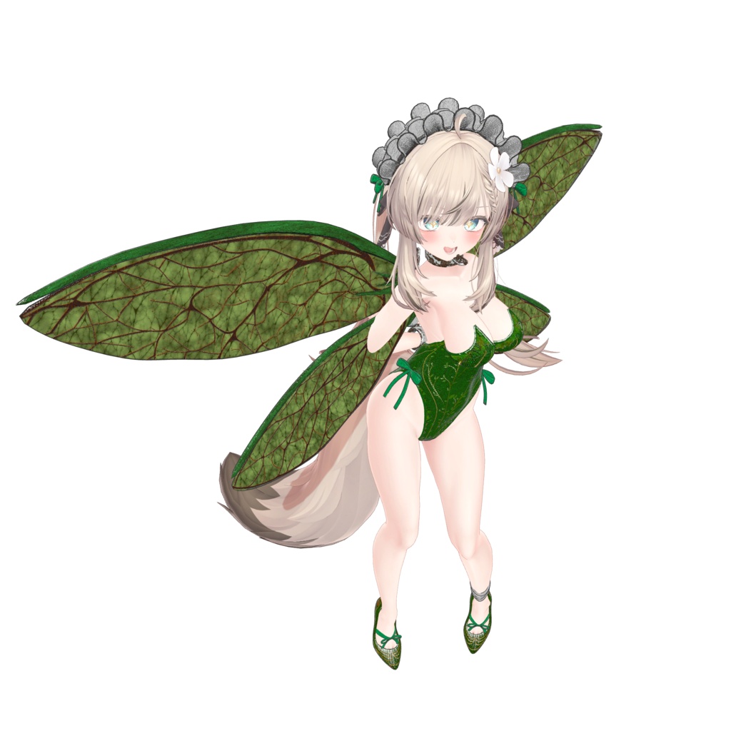 Verdant Fae – Fairy Outfit for avatar Manuka, Airi