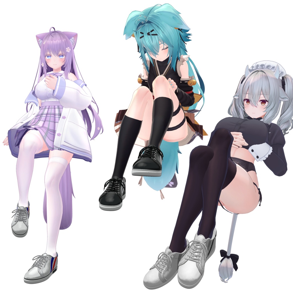 Sneakers for Avatar Manuka, Lime, Airi, Shinano, Sio, Rurune, Moe, Milltina, Rindo, Mayo and Milfy