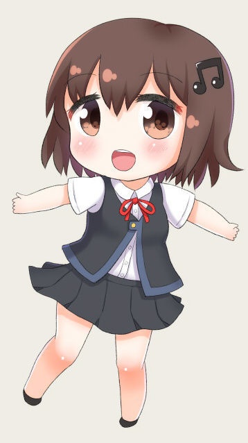 とじか アクリルキーホルダー 学生服