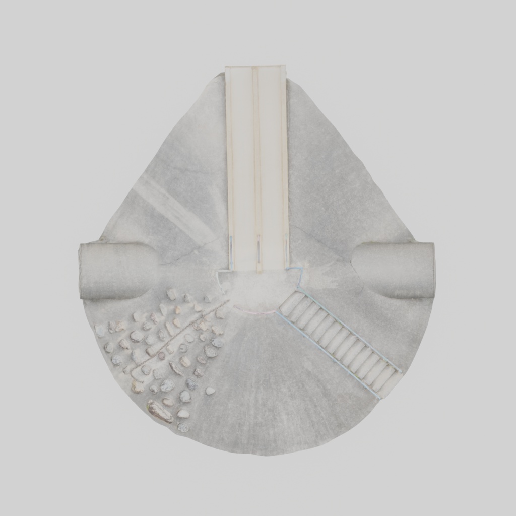 【フォトグラメトリ】トンネル付きすべり台