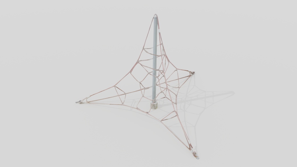 【フォトグラメトリ】ネットの遊具