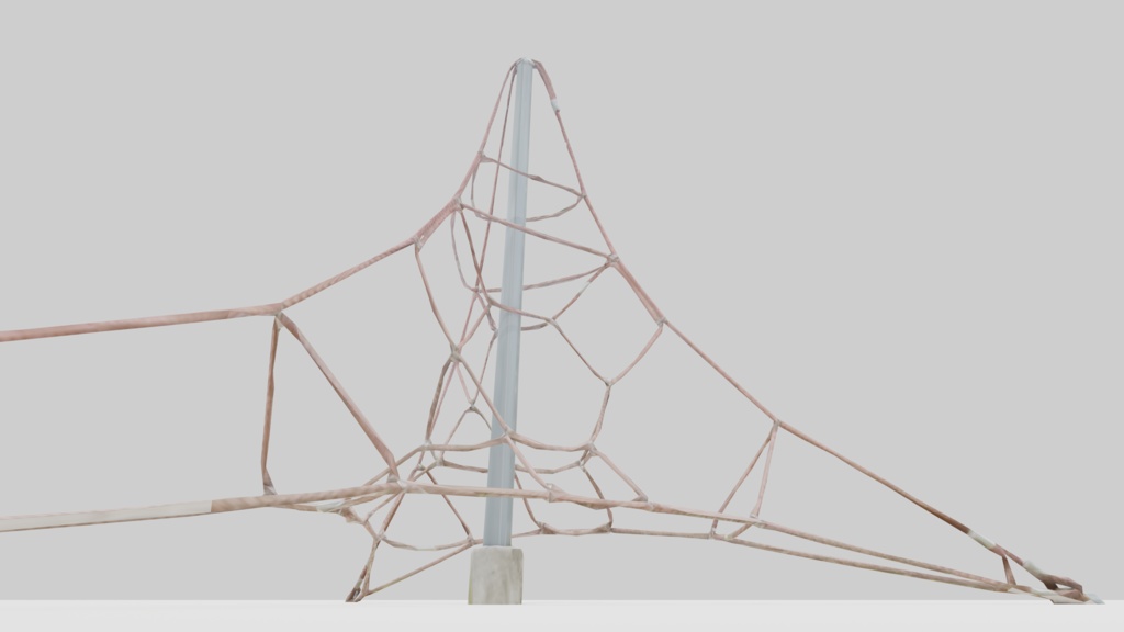 【フォトグラメトリ】ネットの遊具