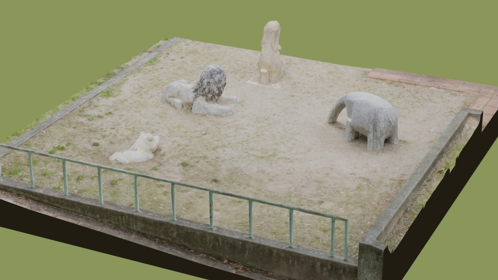 【フォトグラメトリ】公園の動物たち