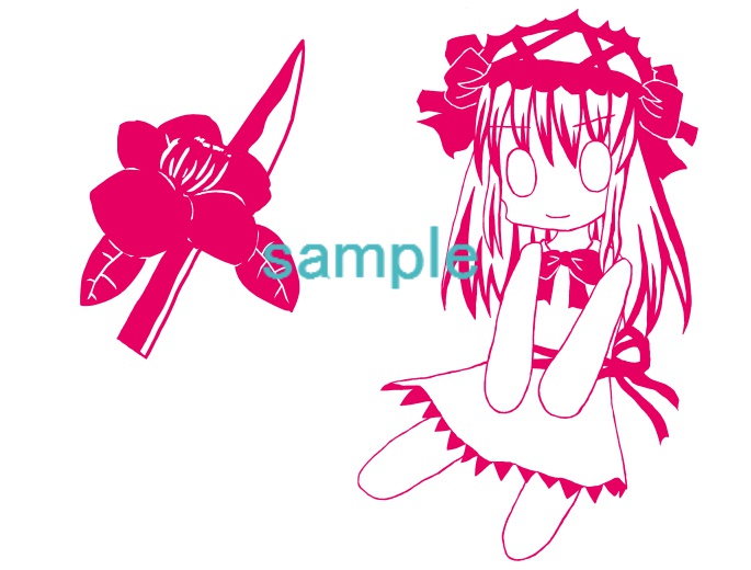 椿のトートバッグ