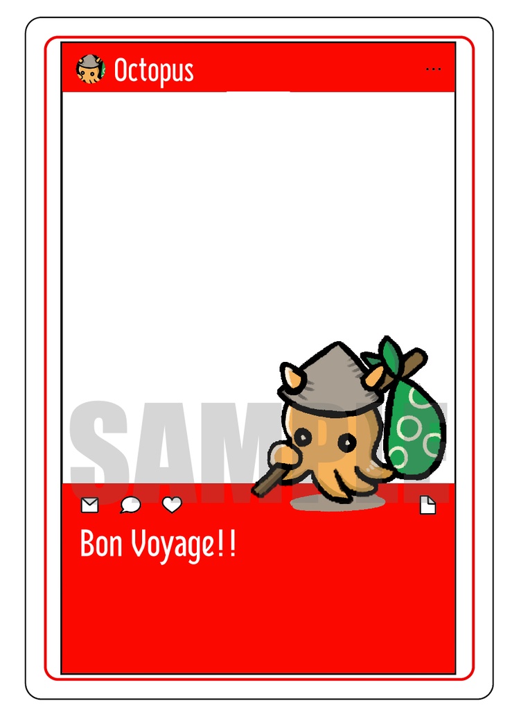 旅タコくんアクリルカード