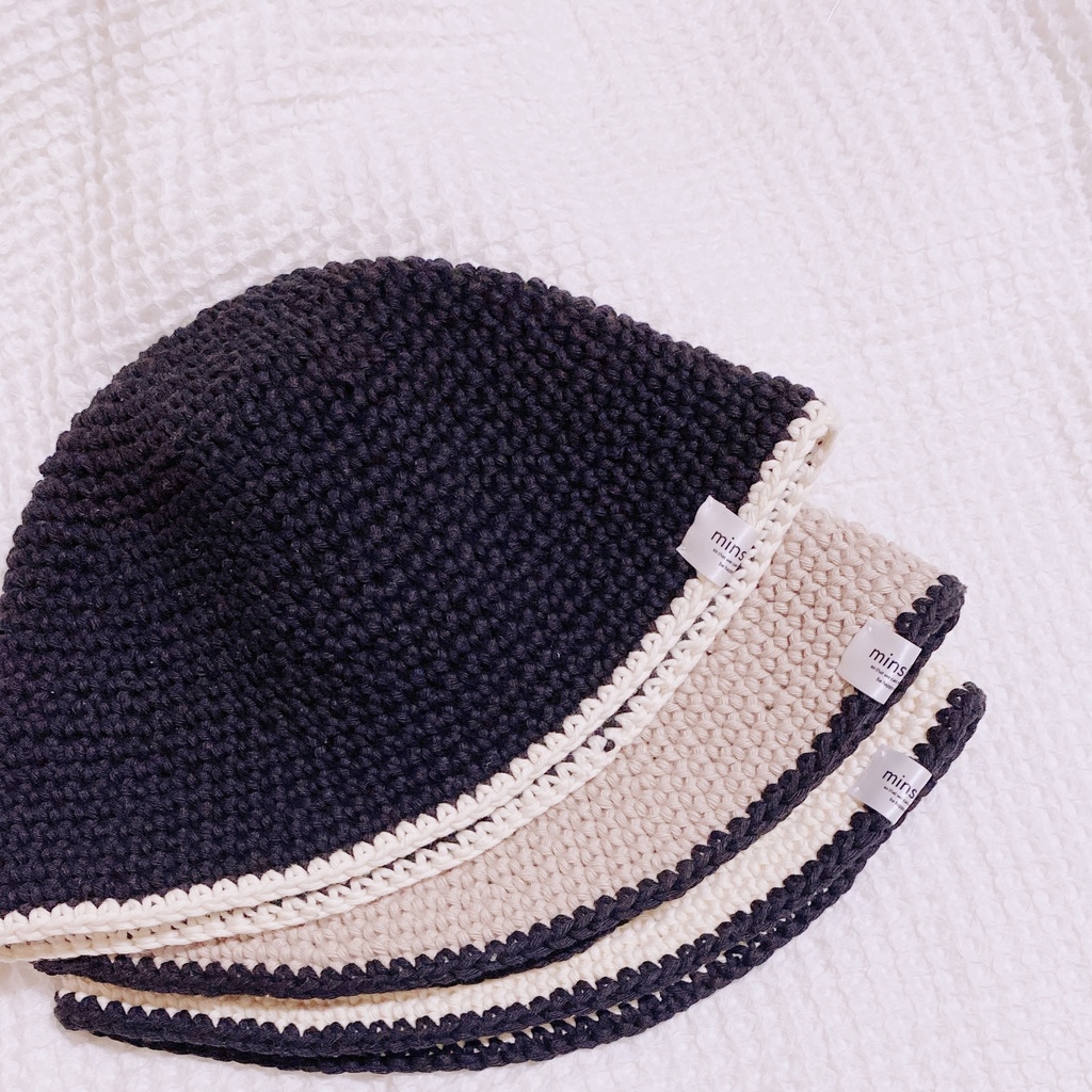 綿100クロシェハット