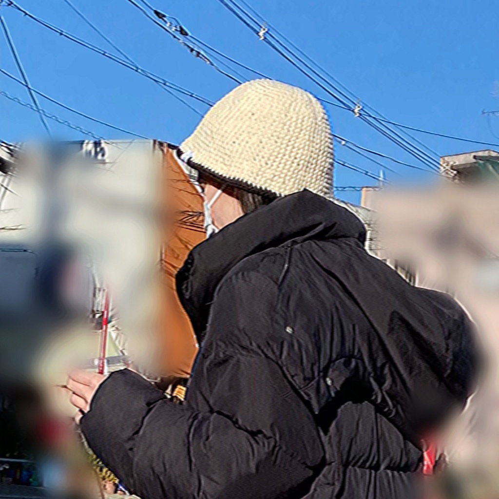 綿100クロシェハット