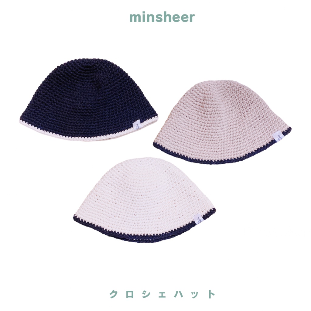 綿100クロシェハット