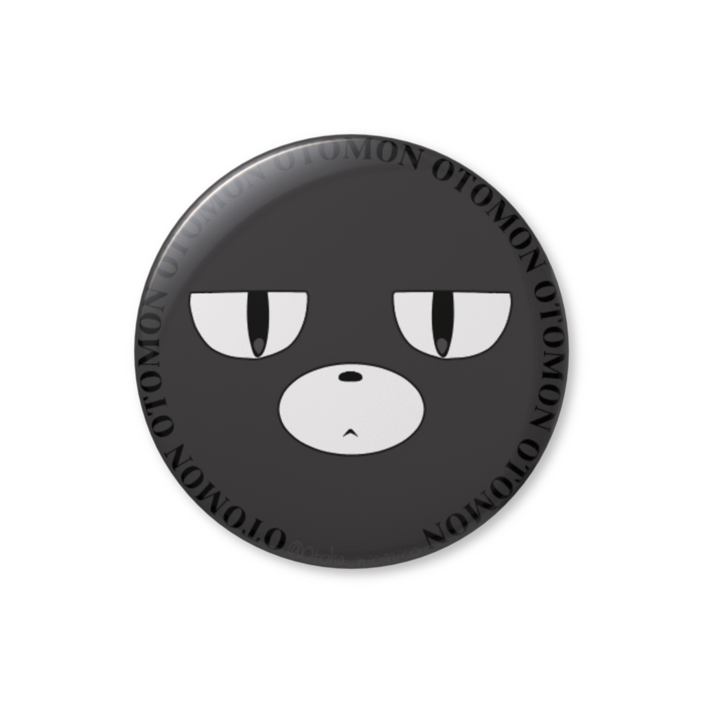おとモン顔面缶バッジ