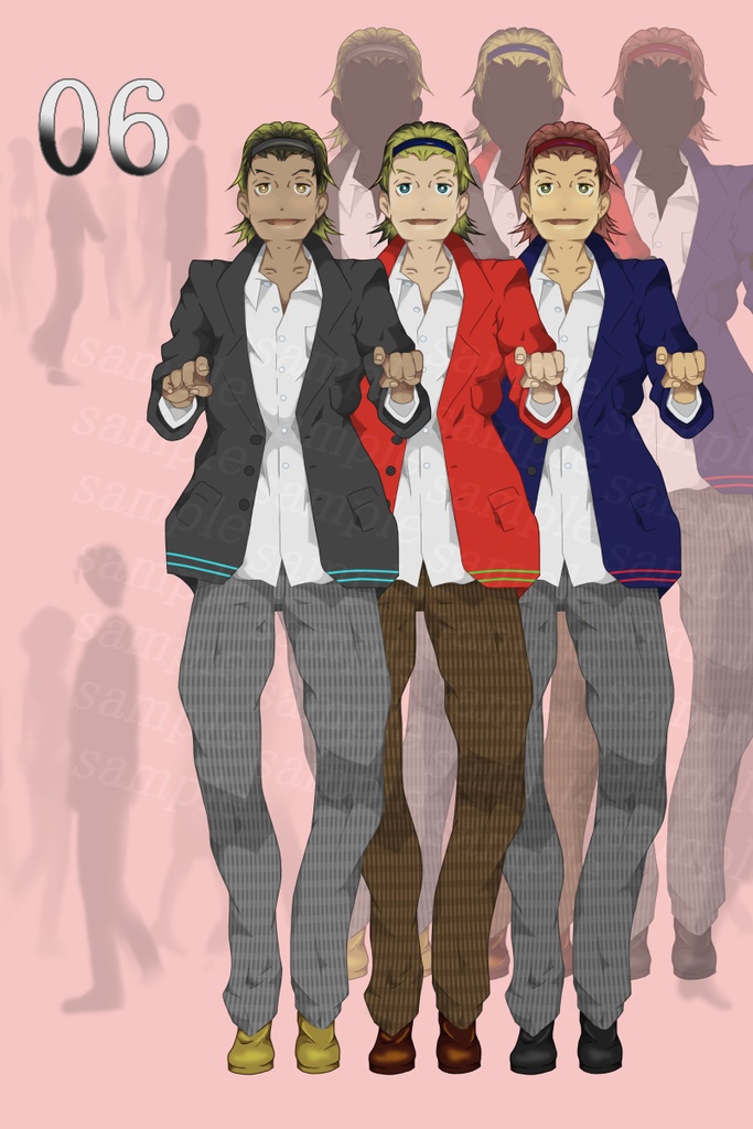 立ち絵「男子ブレザー学生」