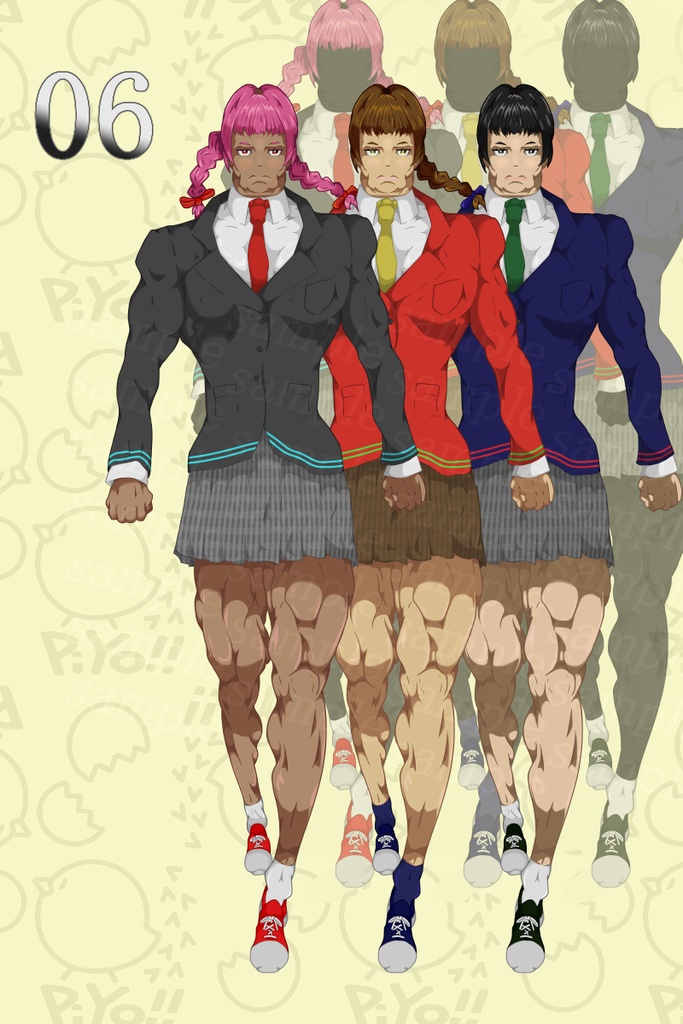 立ち絵「女子ブレザー学生」