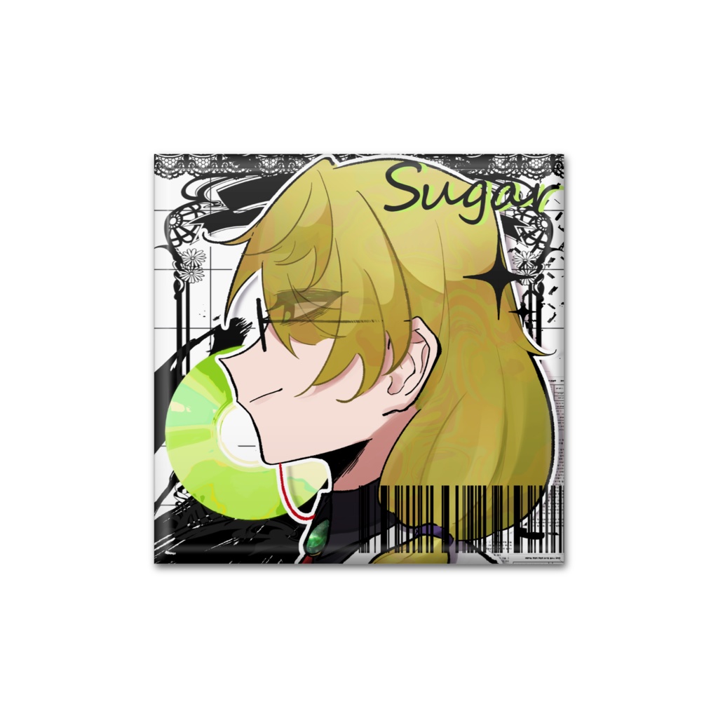 シュガー 缶バッチ