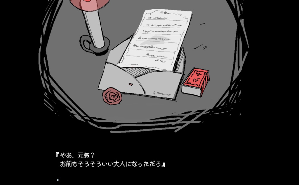 ロウソクとどこまでも雪