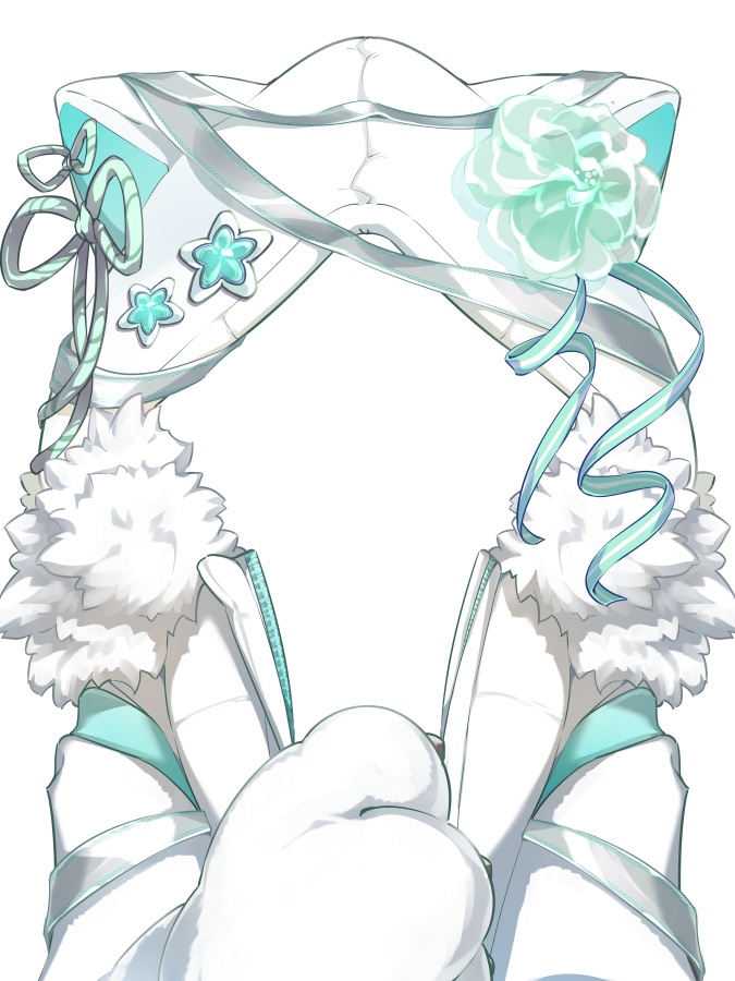 ラッピングキャット2025さくらホワイト・わかばホワイト(PNG・PSDデータ)