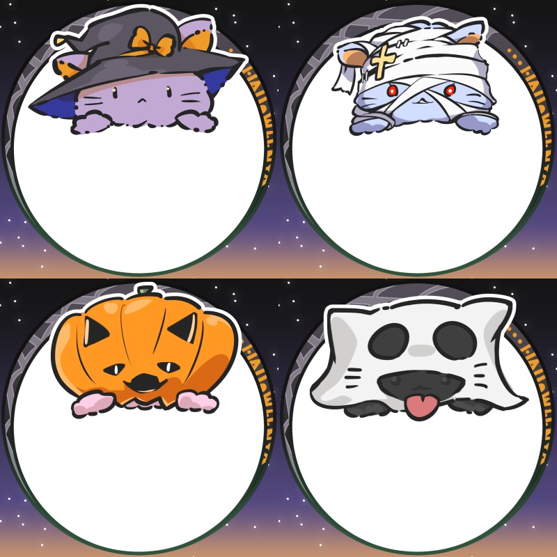  【ハッピーハロウィン🎃Halloweenya】アイコンリング４種