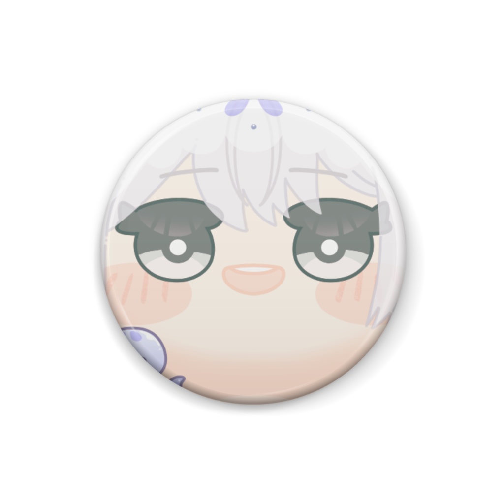 まんまるくらげ缶バ