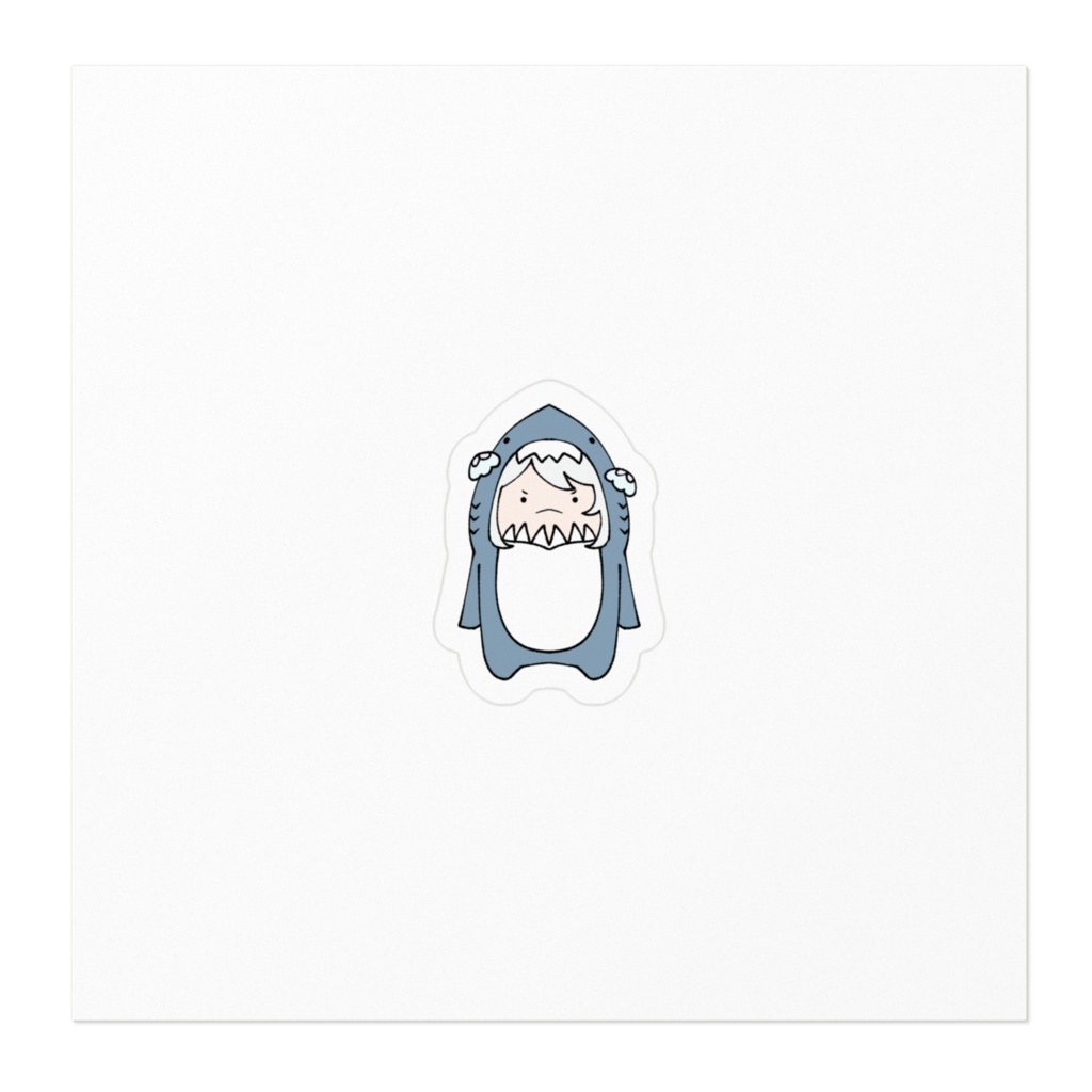 さめステッカー