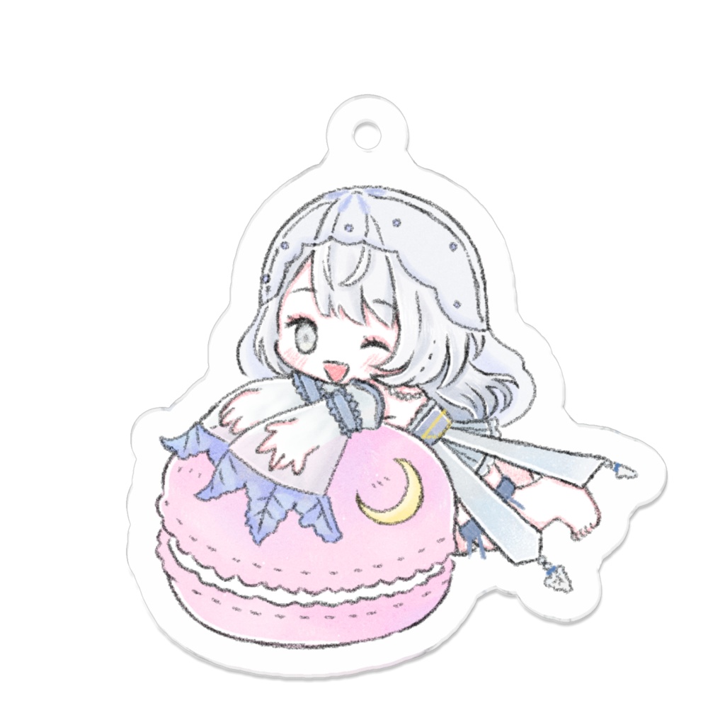 マカロンくらげアクキー