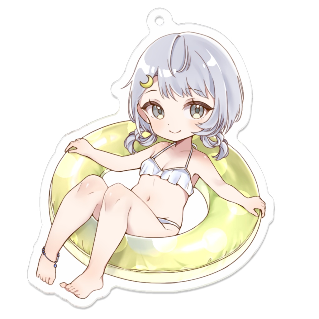 ぷかくらげアクリルキーホルダー